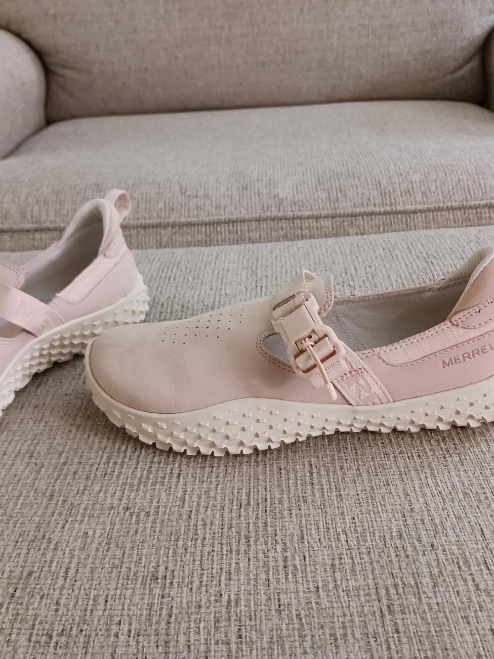 Merrell Women’s Slip-On Athletic Shoe — Light Pink